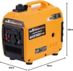 1200W benzinegenerator 230V stille draagbare lichtgewicht generator met USB-uitgangen voor thuis en camping Maxpeedingrods - Imagen 4