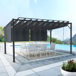 Pérgola luxe con lamas orientables cefalu 3x3 my 4 toldos gris antracita – Image 6