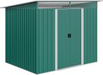 Outsunny Cobertizo de Jardín Exterior 4,5 m² 260x194x200 cm con