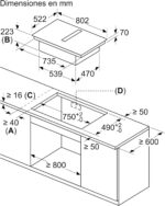 Placa inducción con extractor Balay 3EBC989LH – Bild 9