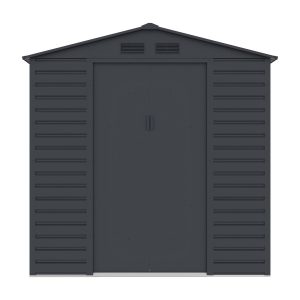 Vente-unique Cobertizo de jardín de metal en acero galvanizado