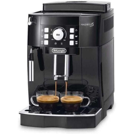 7fc73e28-859f-4446-9533-3d681fa968f4 DeLonghi Magnifica S ECAM 21.117.B Volautomatische koffiemachine Zwart - Image 1