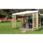 Losa Outdoors para disfrutar Cenador Capri 360x360 con rejas LO/GZ360360CG - Image 2
