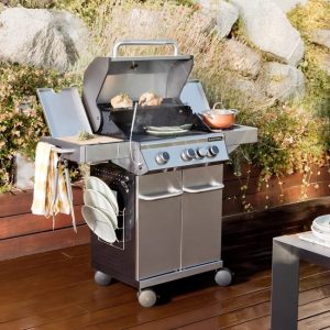 Barbacoa de gas natural Hudson de 3 quemadores y 13,5 kW de potencia – Image 4