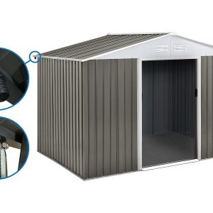 HABITAT ET JARDIN Cobertizo De Jardín Metálico