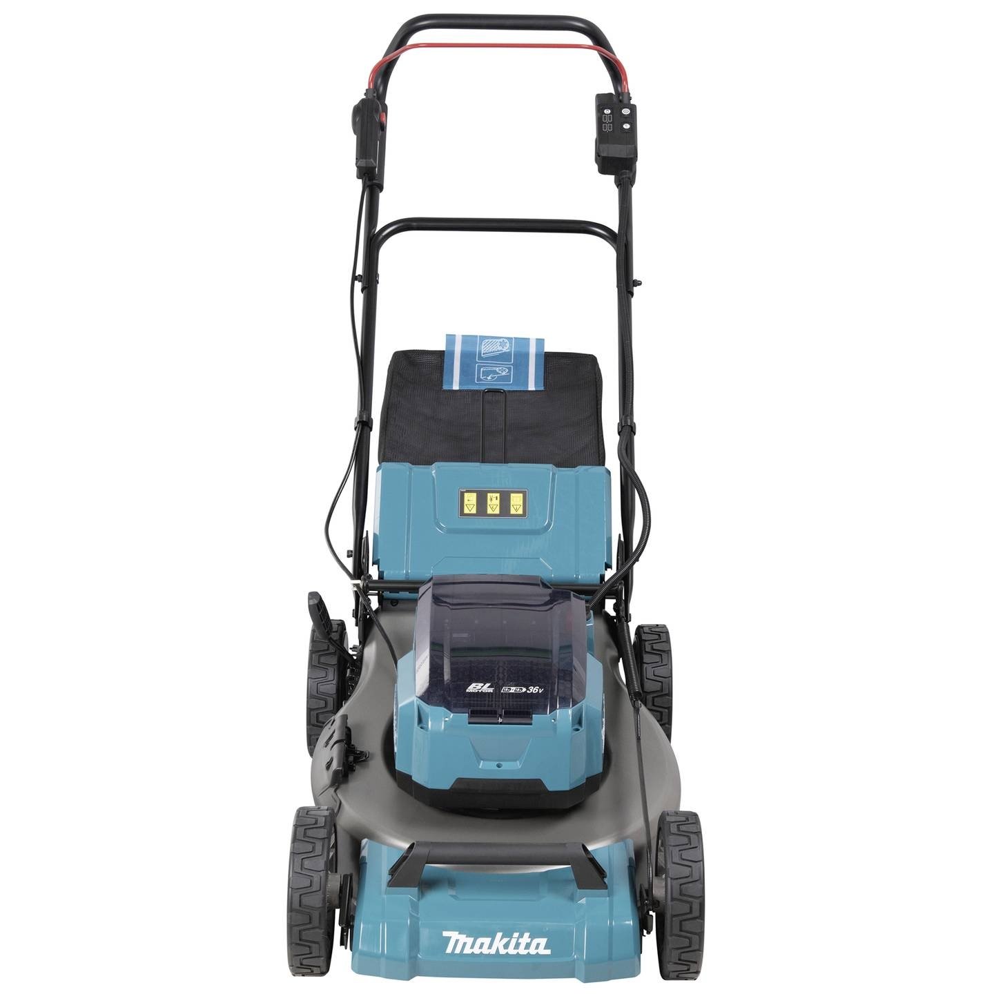 90 Tondeuse à gazon sans fil Makita DLM465Z LXT 2x18 V 46 cm – Image 1