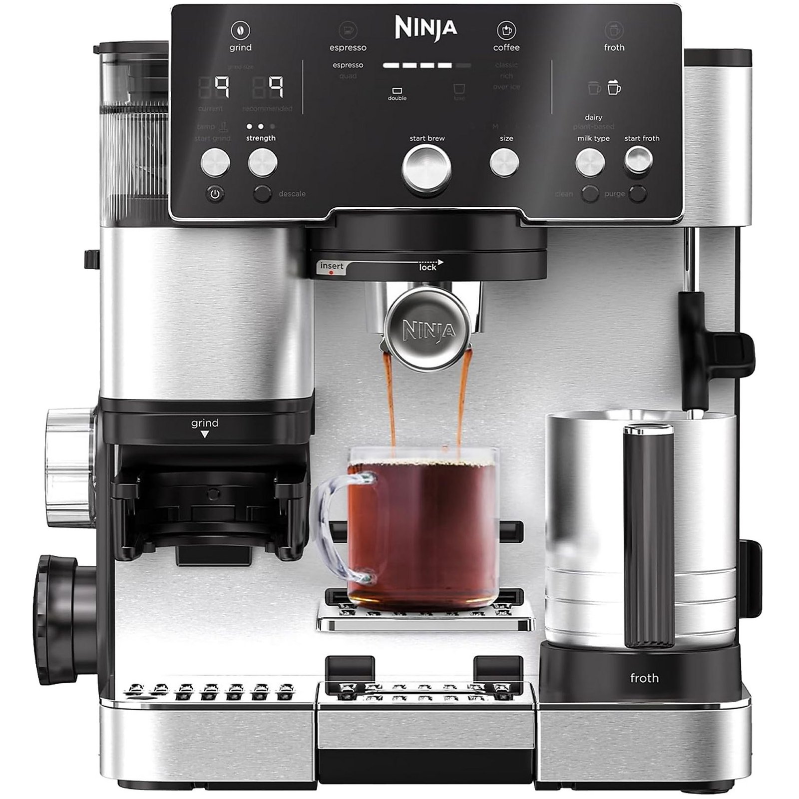 ASSET_MP_148337820 Ninja ES501EU Espressomachine Grijs MediaMarkt – Bild 1