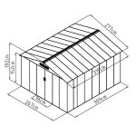 Fornorth Tuinschuur, 8.84m2 – Bild 2
