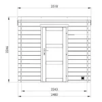 Cobertizo de madera Nicia Moderne 3.9 M2 - Image 4