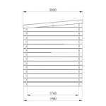 Cobertizo de madera Nicia Moderne 3.9 M2 - Image 3