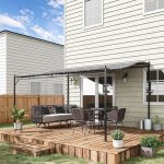 Outsunny Pérgola de Jardín metálica – Bild 3