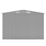 Tuinhuis 257 x 580 x 181 cm Metaalgrijs – Image 3