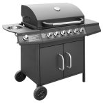 Gasbarbecue Grill 6+1 Kookzone Zwart – Bild 2