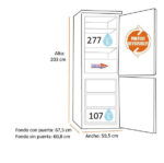 LG GBP62PZNBC - Frigorífico Combi 203x59.5cm Clase B Inox Grafito – Image 6