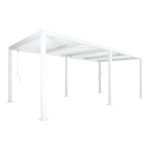 Pérgola bioclimática de aluminio y acero con lamas orientables 6x3m - Image 6