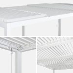 Pérgola bioclimática de aluminio y acero con lamas orientables 6x3m - Image 3