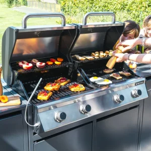 Barbacoa de gas natural Europa de 4 quemadores y 14 kW de potencia. – Image 8